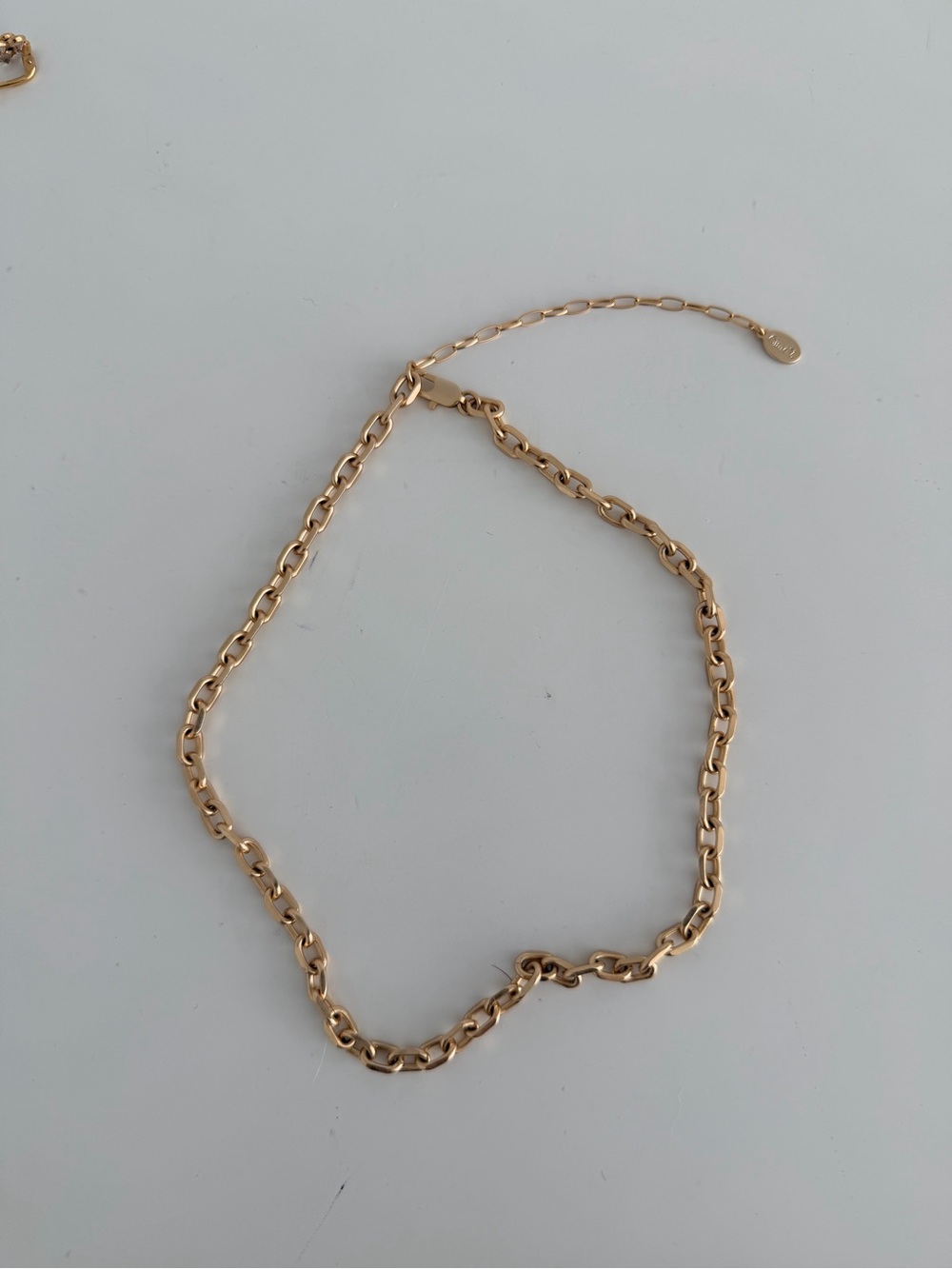 Clare V Gold Link Chain Necklace